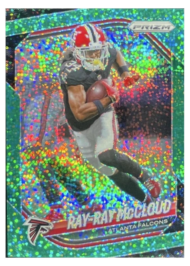 2025 Panini Prizm Base Set Ray-Ray McCloud Green Sparkle #34