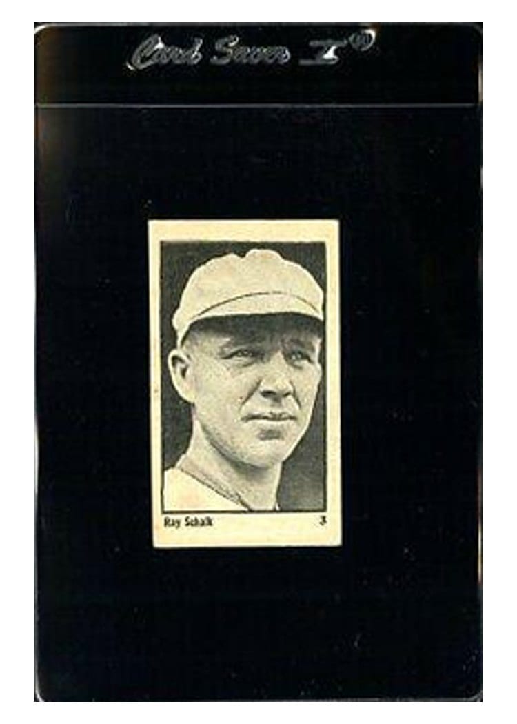 1923 Maple Crispette Ray Schalk #3 card