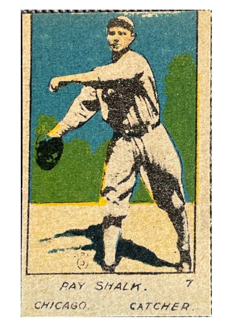 1921 W516 2 2 Ray Shalk #7 card