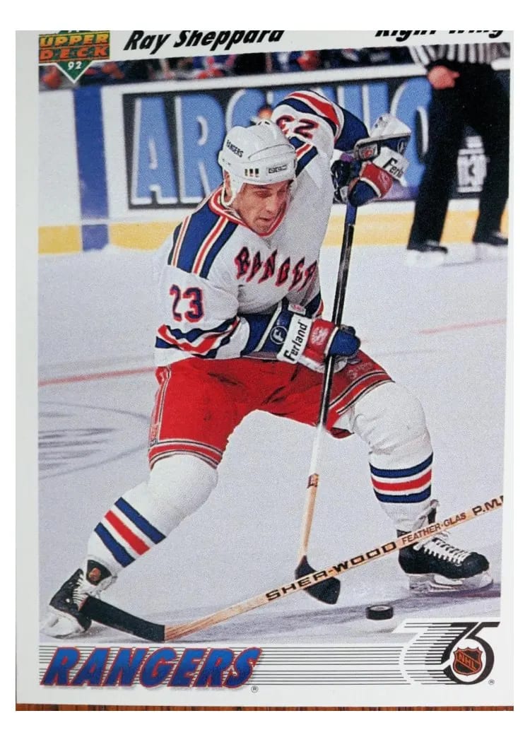 1991 Upper Deck Ray Sheppard #390 card