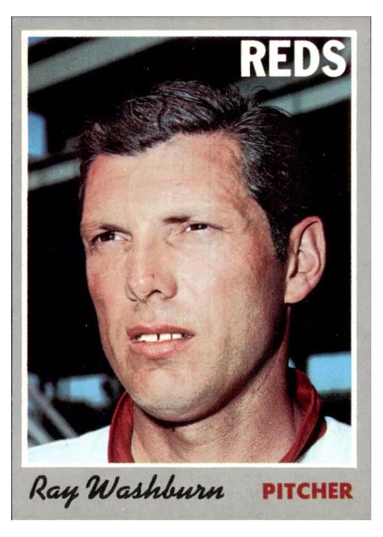 1970 Topps Ray Washburn #22 card