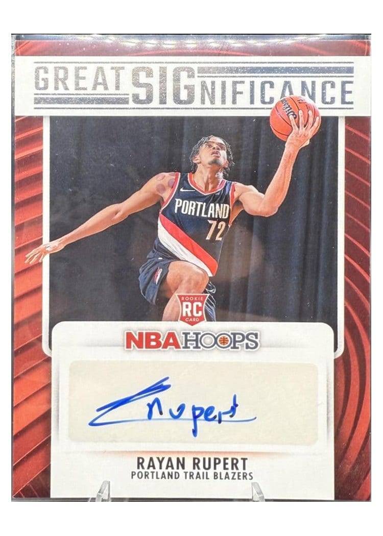 2023-24 Hoops Great SIGnificance Rayan Rupert #GS-RUP card