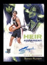 2023-24 Panini Court Kings Heir Apparent Autographs Rayan Rupert #HA-RRT card