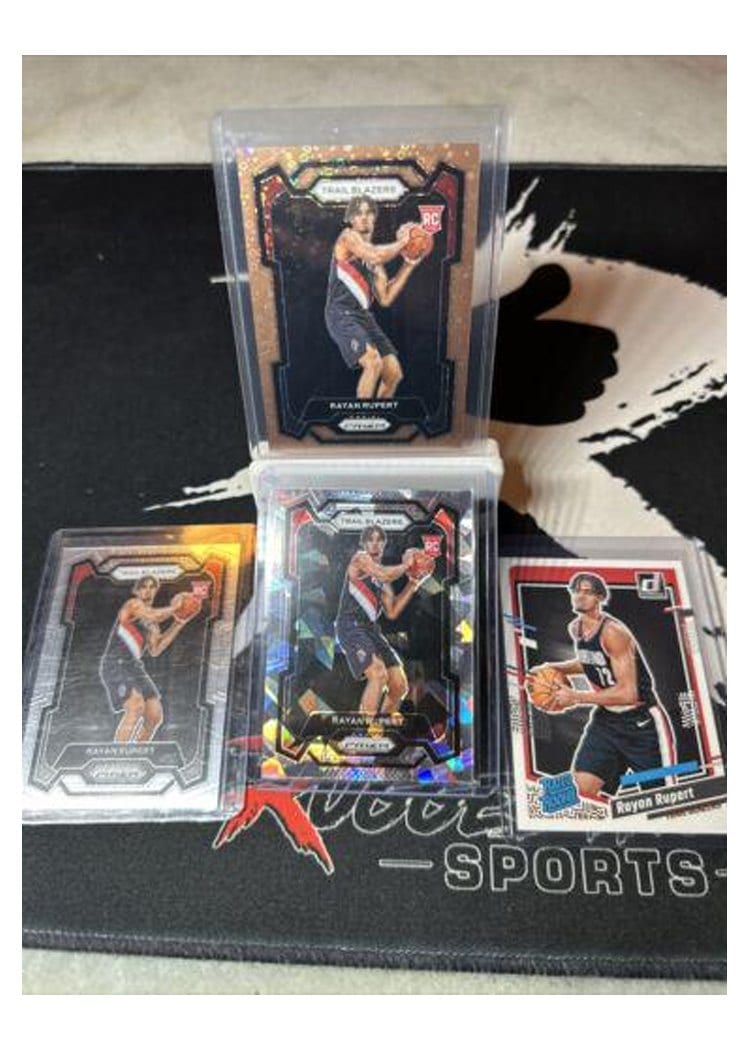 2023-24 Panini Prizm Base Set Rayan Rupert #140 card