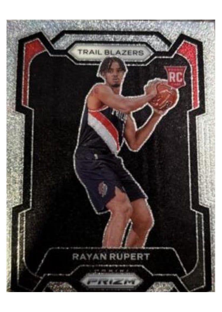 2023-24 Panini Prizm Base Set Rayan Rupert #140 card