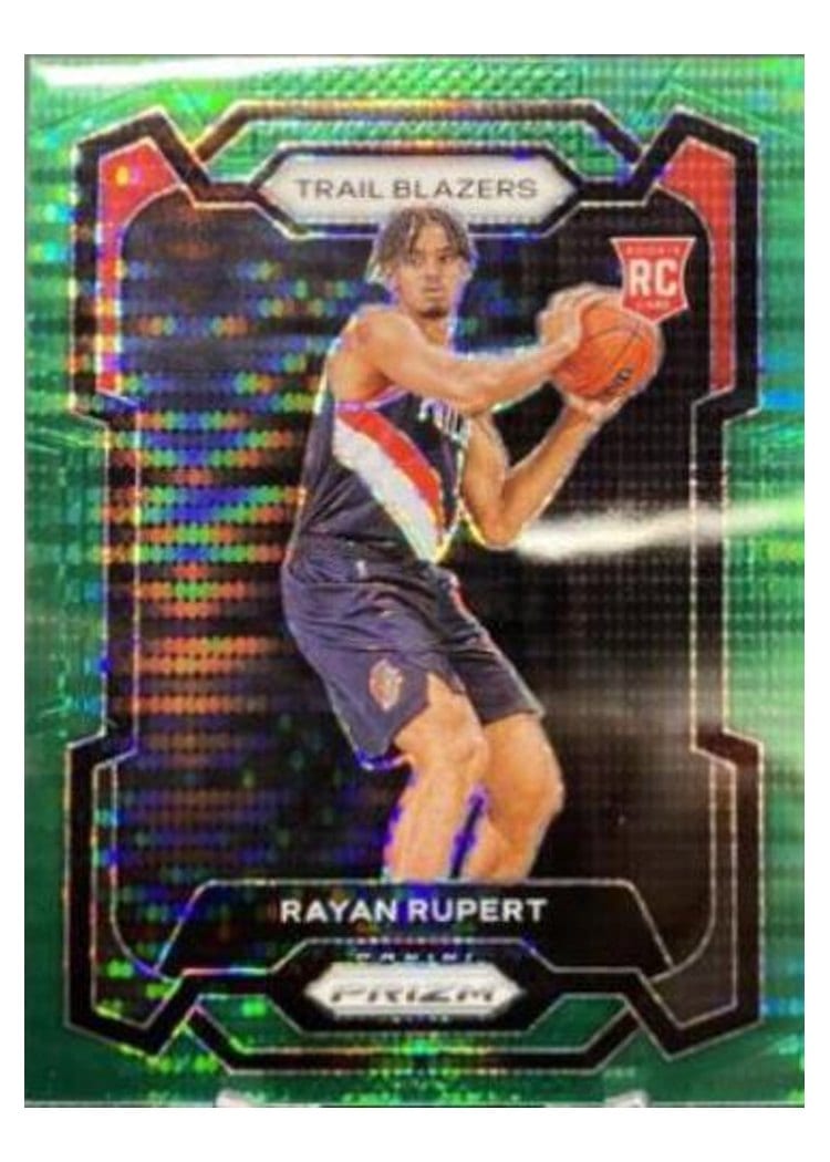 2023-24 Panini Prizm Base Set Rayan Rupert #140 card