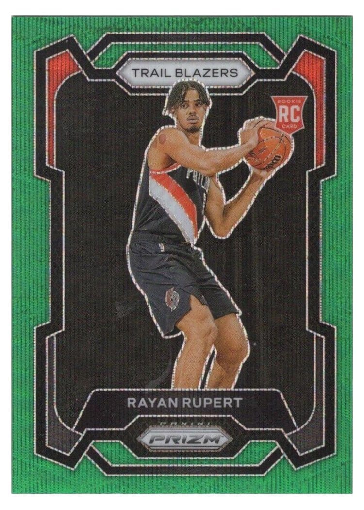 2023-24 Panini Prizm Base Set Rayan Rupert #140 card