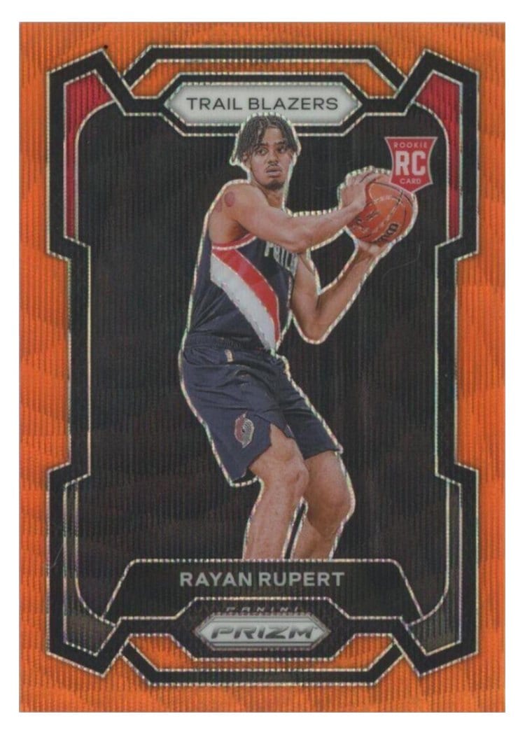 2023-24 Panini Prizm Base Set Rayan Rupert #140 card