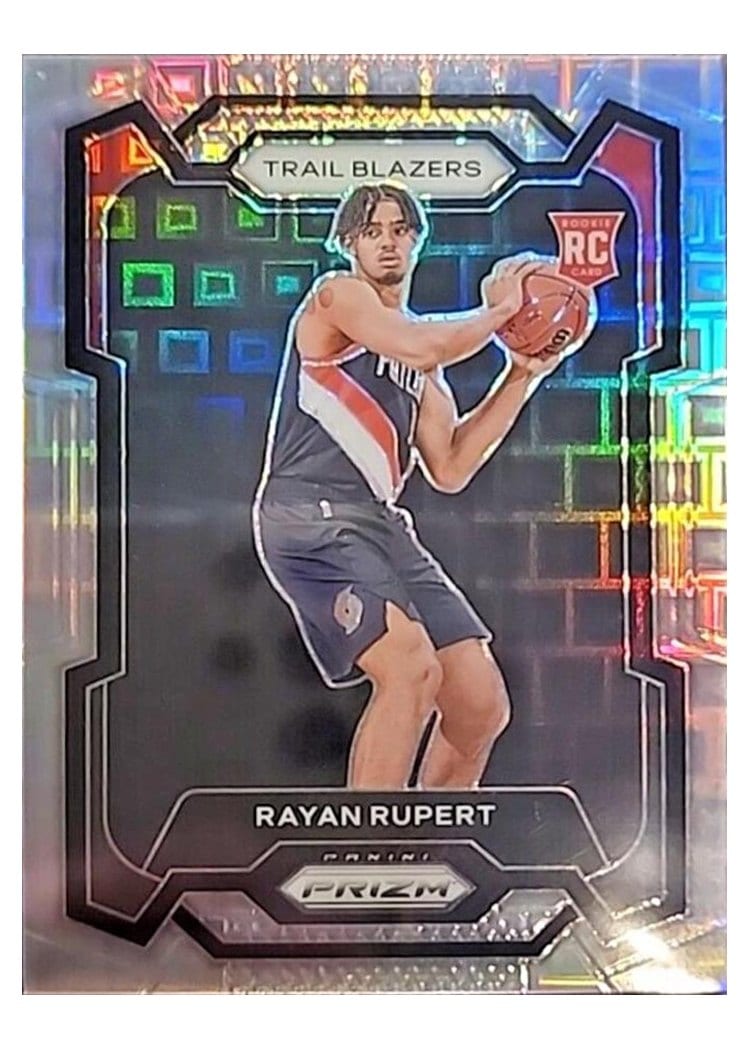 2023-24 Panini Prizm Base Set Rayan Rupert #140 card