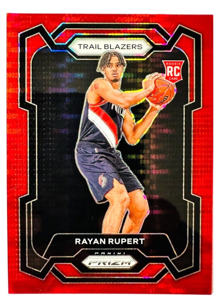 2023-24 Panini Prizm Base Set Rayan Rupert #140 card