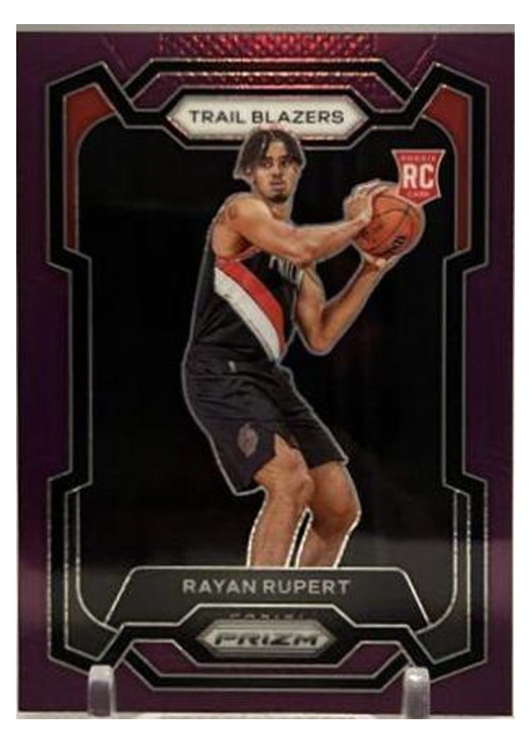 2023-24 Panini Prizm Base Set Rayan Rupert #140 card