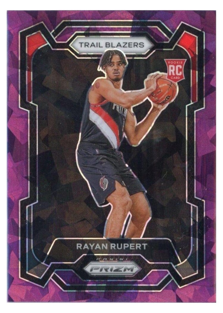 2023-24 Panini Prizm Base Set Rayan Rupert #140 card