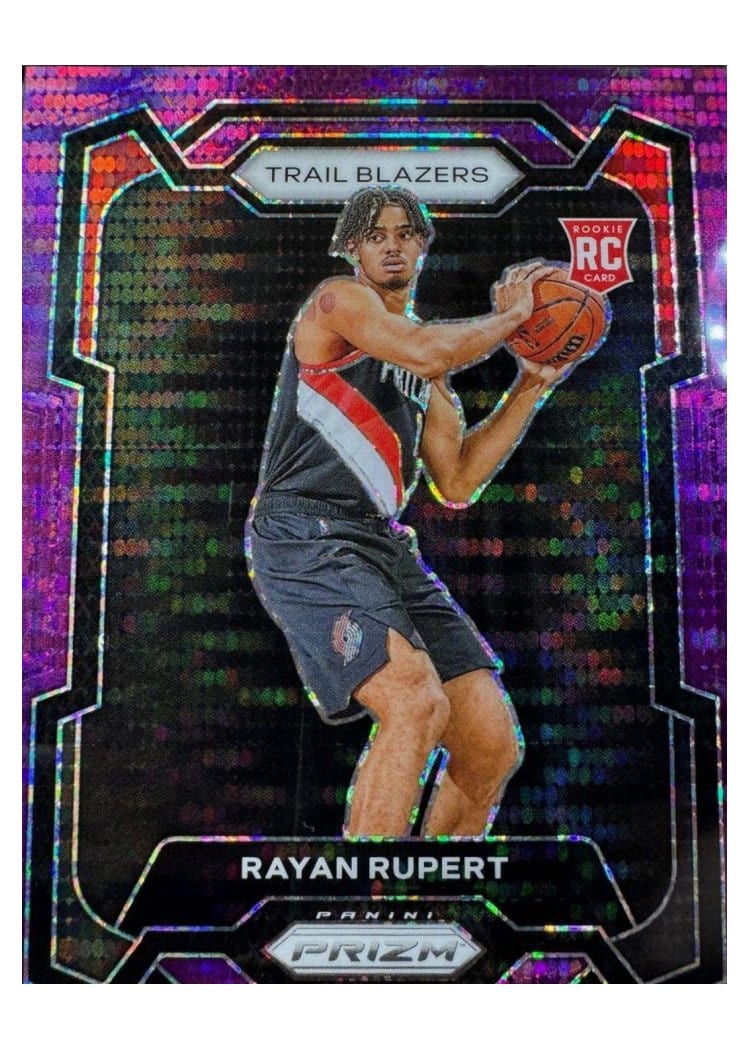 2023-24 Panini Prizm Base Set Rayan Rupert #140 card