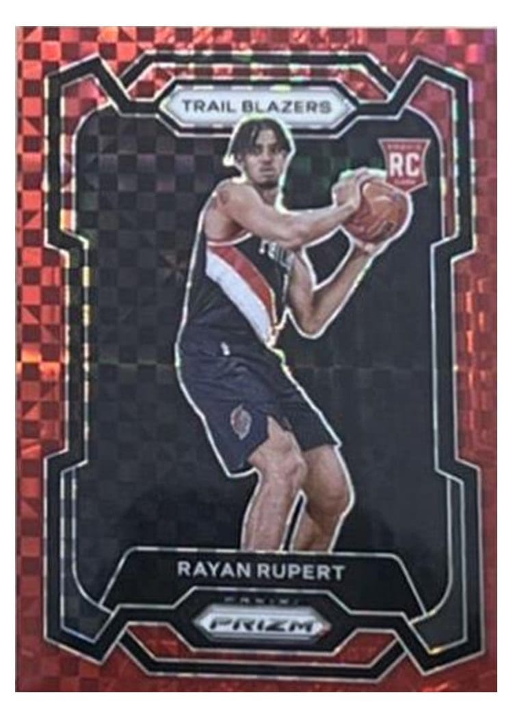 2023-24 Panini Prizm Base Set Rayan Rupert #140 card