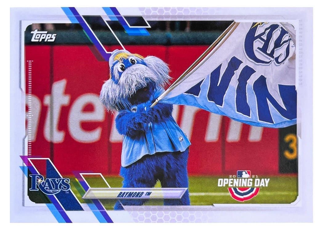 2021 Topps Opening Day Mascots Raymond #M-9 card