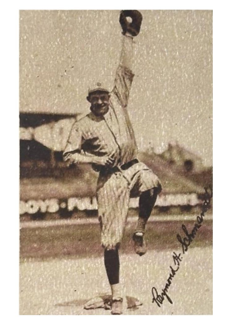 1923 Willard Chocolate Raymond H. Schmandt card