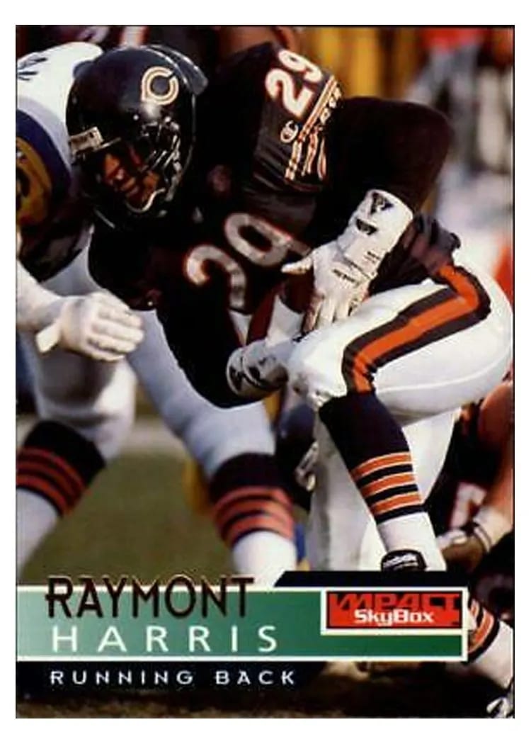 1995 Skybox Impact Raymont Harris #21 card