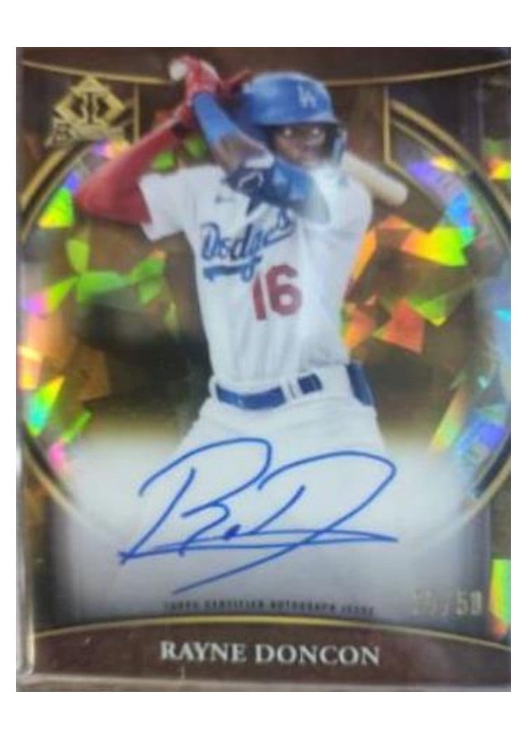 2023 Bowman Chrome Invicta Autographs Rayne Doncon #BIVA-RD card