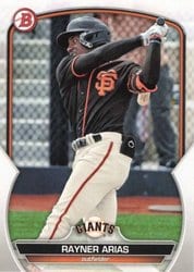 2023 Bowman Draft Base Set Rayner Arias #BD-13 card