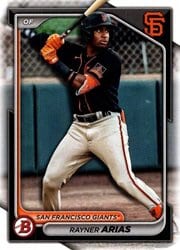 2024 Bowman Draft Base Set Rayner Arias #BD-189 card