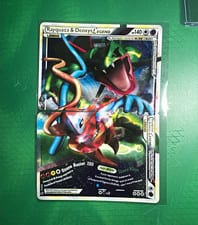 2010 HS—Undaunted Rayquaza & Deoxys LEGEND #89 card