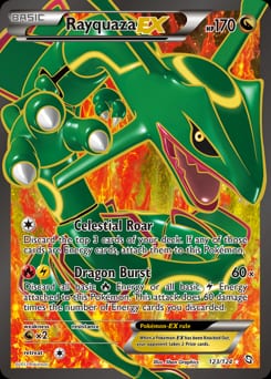 2012 Dragons Exalted Rayquaza-EX #123 card