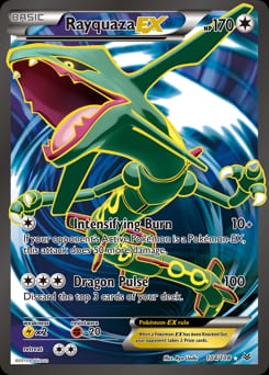 2015 Roaring Skies Rayquaza-EX #104 card