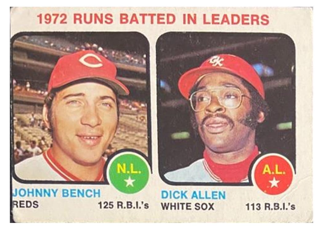 1973 Topps RBI Leaders #63 card