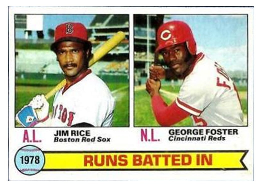 1979 Topps RBI Leaders #3 card