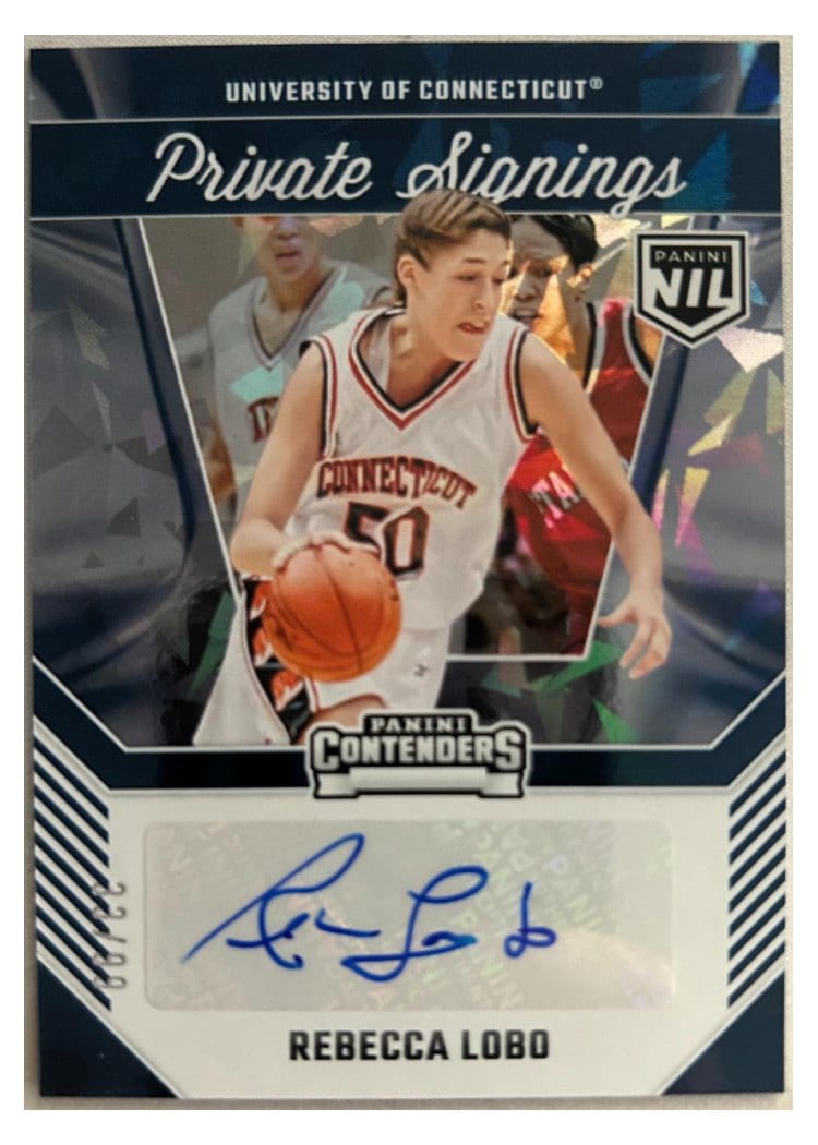 2024 Panini UConn Contenders Private Signings Rebecca Lobo #RL card