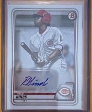 2020 Bowman Prospect Autographs Rece Hinds #PA-RH