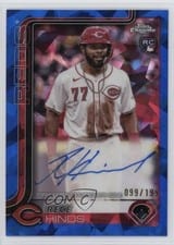 2025 Topps Chrome Update Sapphire Chrome Sapphire Autographs Rece Hinds #USA-RH card