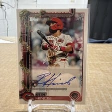 2025 Topps Holiday Autographs Rece Hinds #PA-RH card