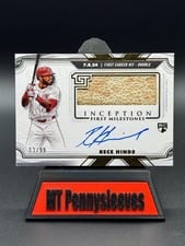 2025 Topps Inception MLB First Milestone Autograph Relics Rece Hinds #FMAR-RH card