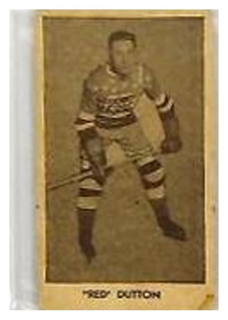 1933 V129 Anonymous Red Dutton #23 card