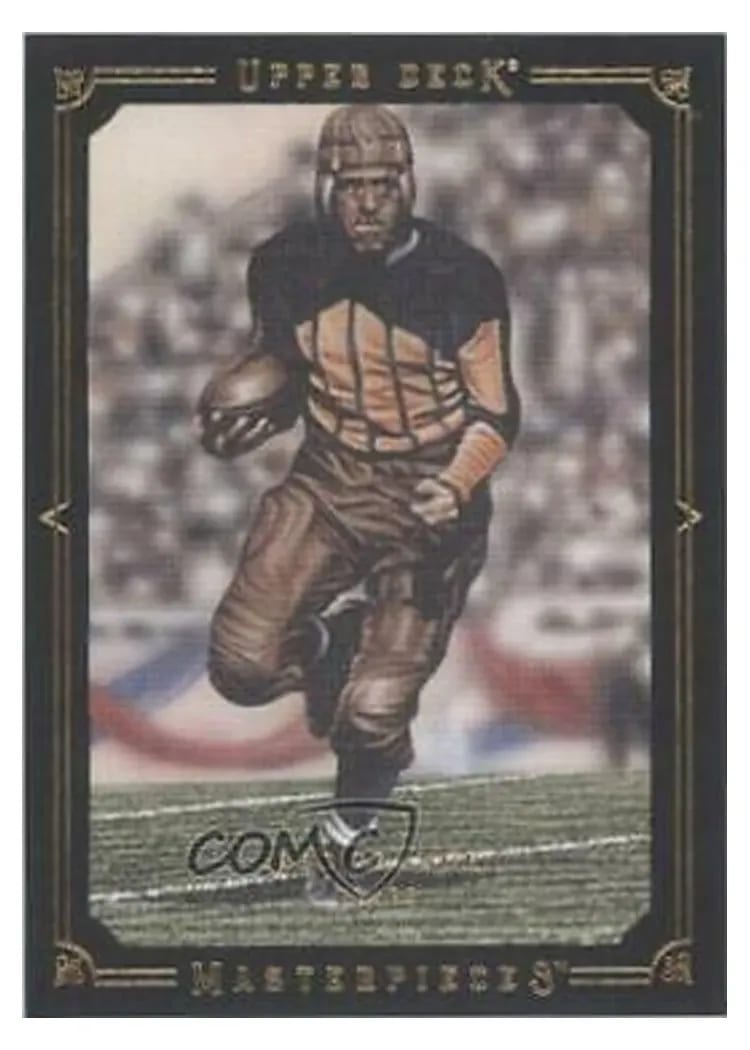 2008 Upper Deck Masterpieces Red Grange #72 card