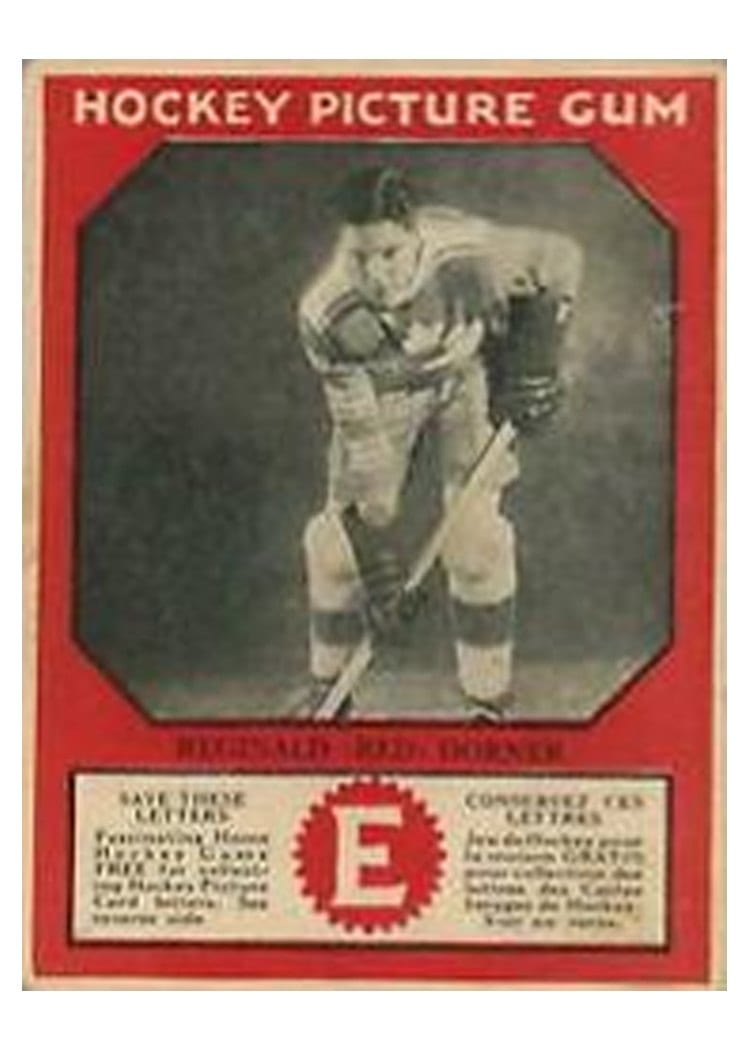 1933 V252 Canadian Gum Red Horner card