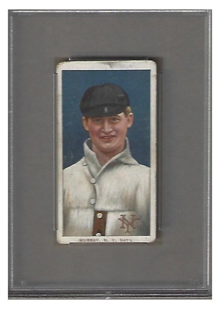 1909 T206 Sweet Caporal 350-460 Factory 30 Red Murray Portrait card