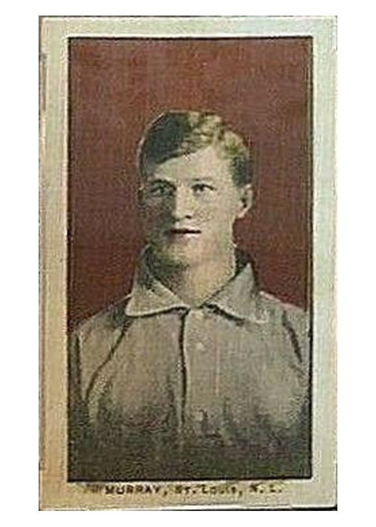 1910 E96 Philadelphia Caramel Red Murray card