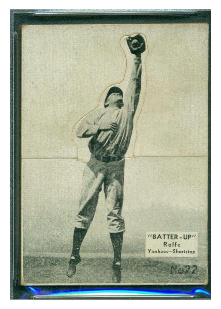 1934 Batter Up Red Rolfe #22 card