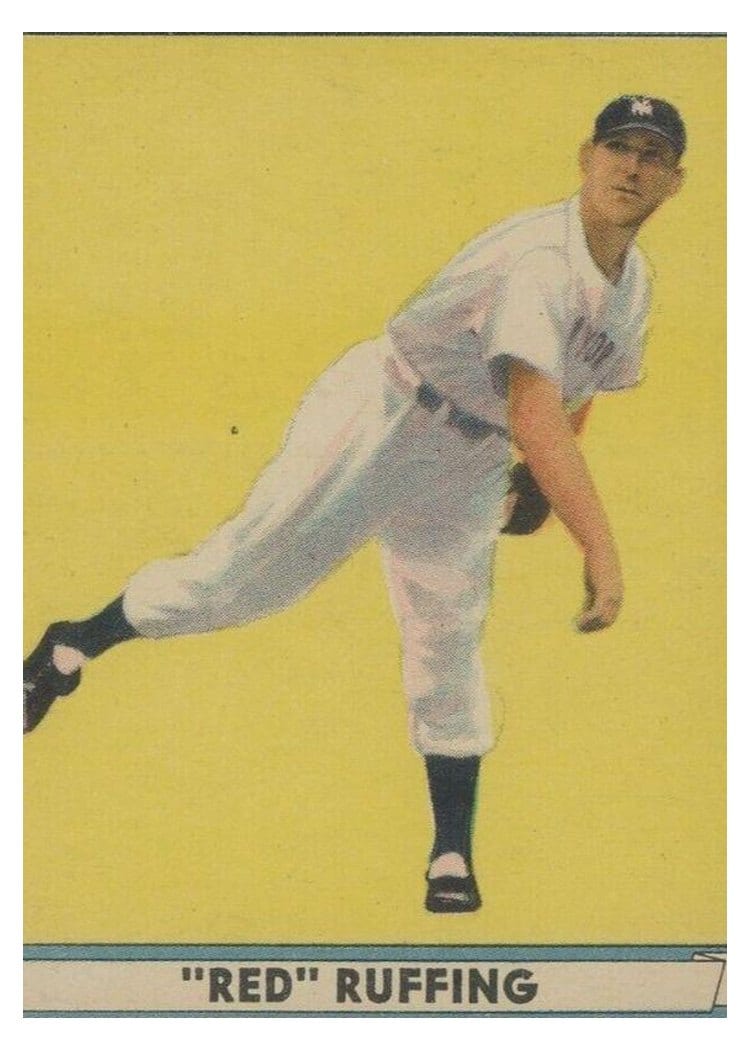 1941 Play Ball Red Ruffing #20 card