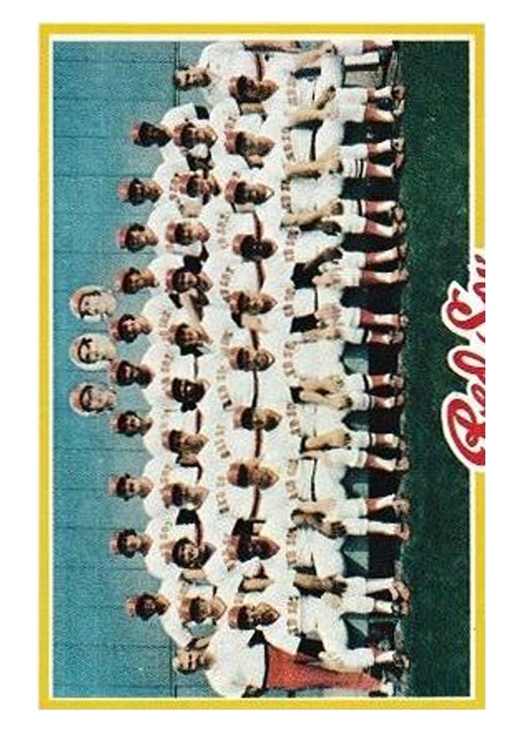 1978 Topps Red Sox Team #424 card