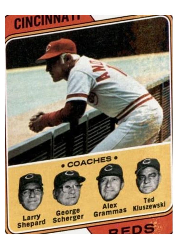 1974 Topps Reds Field Leaders #326 card