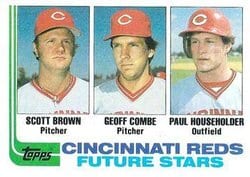 1982 Topps Base Set Reds Future Stars #351 card