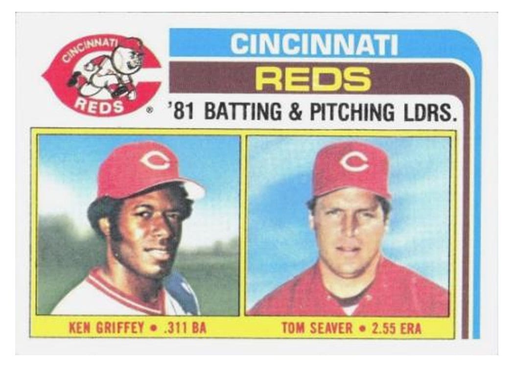 1982 Topps Reds Leaders #756 card