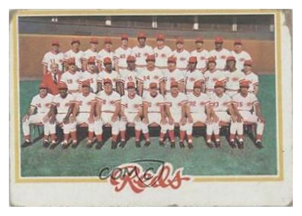 1978 Topps Reds Team #526 card