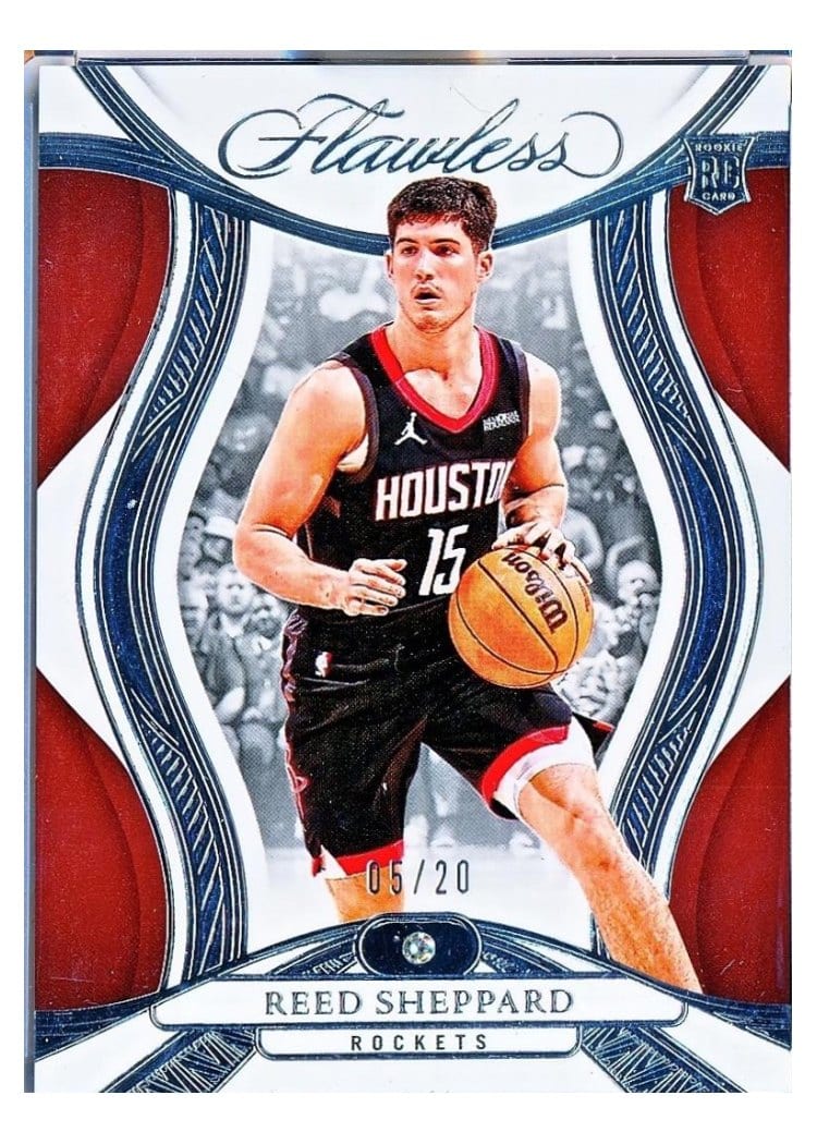 2024-25 Panini Flawless Base Gems Reed Sheppard #70 card