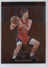 2024-25 Panini Select En Fuego Reed Sheppard #2 card