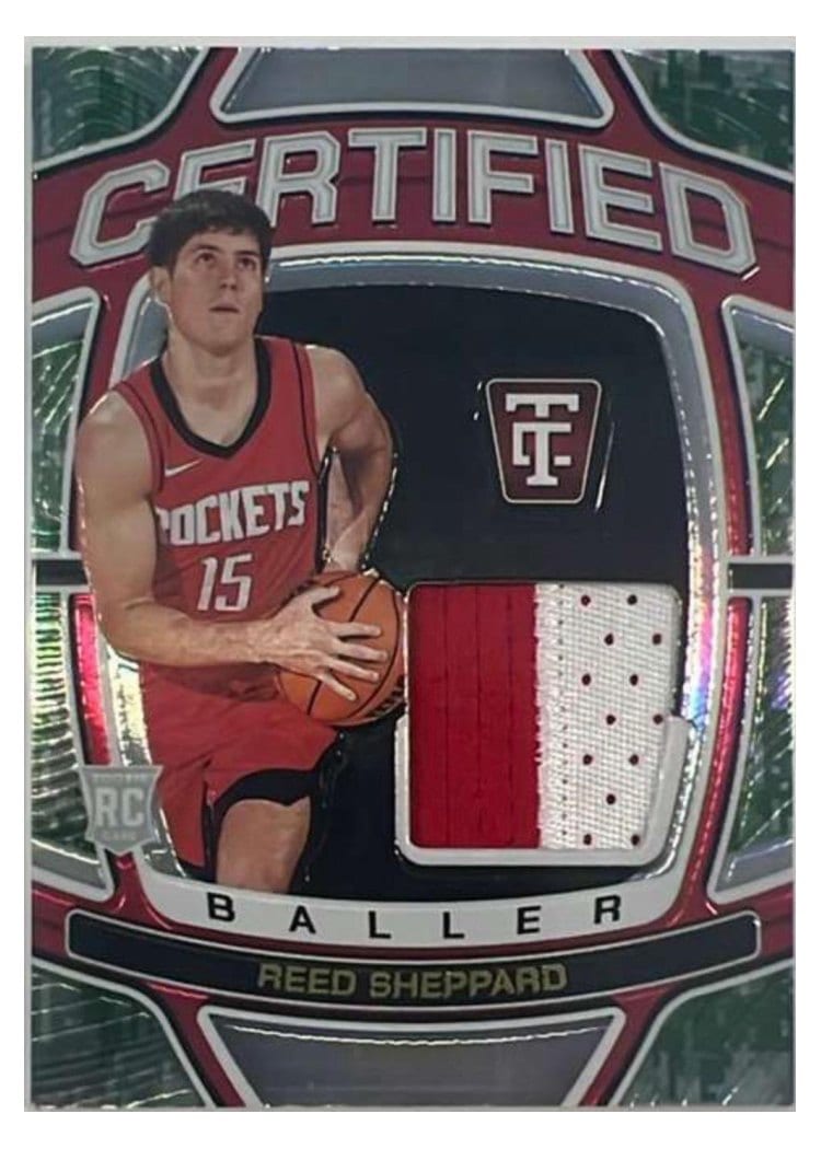 2024-25 Panini Totally Certified Certified Baller Reed Sheppard #CB-RDS card