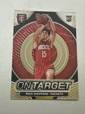 Reed Sheppard 2024-25 Panini Totally Certified On Target card